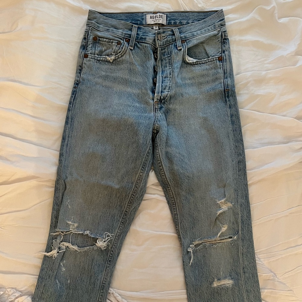 Agolde Jamie High Rise Jeans - Picture 4 of 6